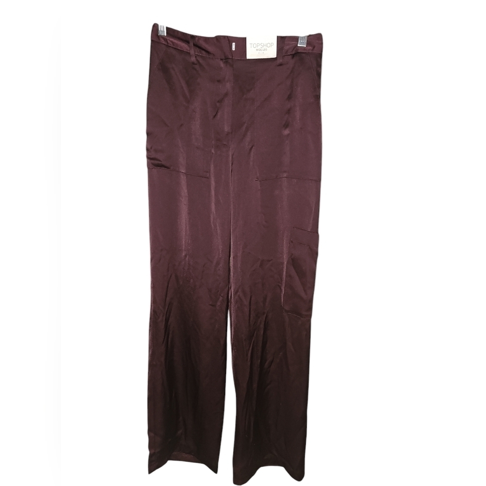 TopShop Size 4‎ wide-leg silky pants